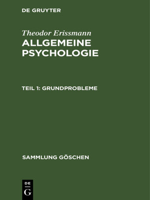 cover image of Grundprobleme